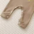thumbnail image 6 of Zshosam Baby Romper Infant Baby boy Jumpsuit Long Sleeve Romper Newborn Boy One Piece Jumpsuit Size 3 6 Months,(Khaki 3-6 Months), 6 of 8