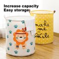thumbnail image 1 of YAOMOBB Laundry Organizer Large Capacity Folding Laundry Basket Cartoon Pattern Sturdy Handle Cute Print, 1 of 6