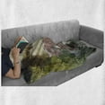 thumbnail image 5 of Hummingbirds Soft Flannel Fleece Blanket, Unicorn Green Spring Leaves Birds Twinkling Star Moon Mystic Fantasy Fairytale, Cozy Plush for Indoor and Outdoor Use, 50" x 60", Multicolor, by Ambesonne, 5 of 5