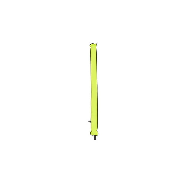 Advancent Tubo de señal de boya de 150x15cm, accesorios de agua para esnórquel submarino, equipo de salchicha resistente al desgaste, marcador Deportes acuáticos Amarillo fluorescente
