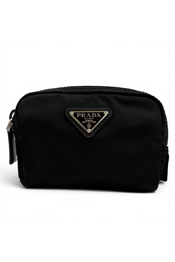 Pre-Owned PRADA 1ND339 Micro Re-Nylon Pouch with FRID Tag, Triangle Logo, Cosmetic Pouch,...