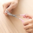 thumbnail image 4 of Eyebrow Comb Scissors Curved Eyebrow Trimmer Grooming Small Scissors with Comb Stainless Steel Eyebrow Eyelash Hair Remove Tool, 4 of 9