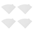 thumbnail image 1 of 100pcs Coffee Filters, Wood Pulp Coffee Filter Paper Cone, Soft Texture, Taste Improvement, Cone Paper Filters Convenient Pack Of 100, For Coffee Machines Coffee Maker, 1 of 8