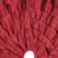 thumbnail image 4 of Jupe Arbre à Volants Rouge-56 Ronde, 56 Pouces, Rouge, 4 of 6