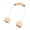Beige, variant on Portable Neck Fan Hands Free Wearable Fan With 3 Speeds USB Rechargeable White 1 Count