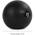 thumbnail image 4 of 20 LB Rubber Slam Ball, Dead Weight Ball Absorbs , Minimal Bounce, Textured Surface for Strength and Conditioning, Slam Ball Exercises, Cardio Workouts, Full Body Workout, 4 of 6