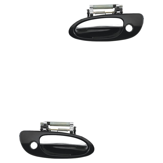 Manijas de Puertas Exteriores HUSHAN 2000 A 2003 Nissan Del Negro/cromado 2 Piezas