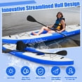 thumbnail image 2 of Goplus 1 Person Inflatable Kayak Includes Aluminum Paddle with Hand Pump Blue, 2 of 10