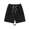 thumbnail image 2 of Qarigey Pantalones de encaje de hielo, pantalones cortos holgados, lavables, transpirables, con cierre de piel, Unisex, moda para correr, Prendas para la parte inferior del cuerpo Negro 3XL, 2 of 6