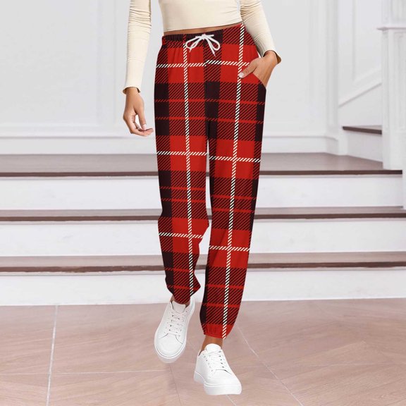 Hrsba Pajama Pants for Women,Floral Print Comfortable Sleep Bottoms Elastic Waist Home Wear