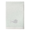 thumbnail image 4 of Authentic Hotel and Spa  Turkish Cotton Figi 3PC Embellished Towel Set Aqua, 4 of 5
