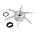 thumbnail image 1 of Splihome Modified For Abu Max Series B3B4P3P4P5 Water Droplet Wheel Six Star Brake silver, 1 of 9