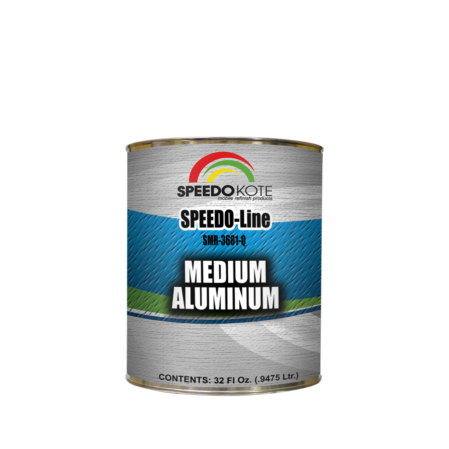 Medium ALUMINUM toner for automotive base coats , Quart SMR3681