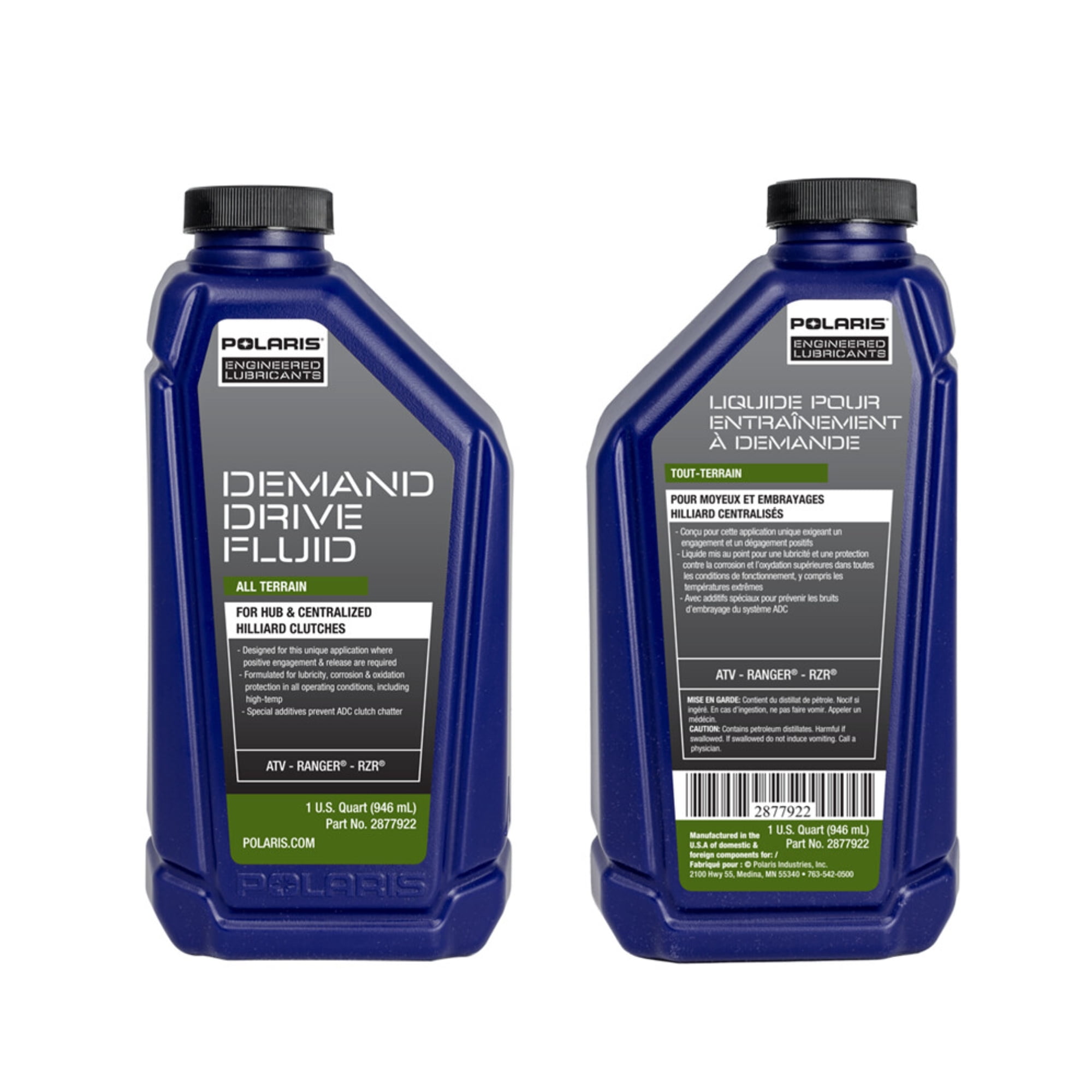 Polaris New OEM Demand Drive + Gearcase Lube & Trans Fluid 1qt 