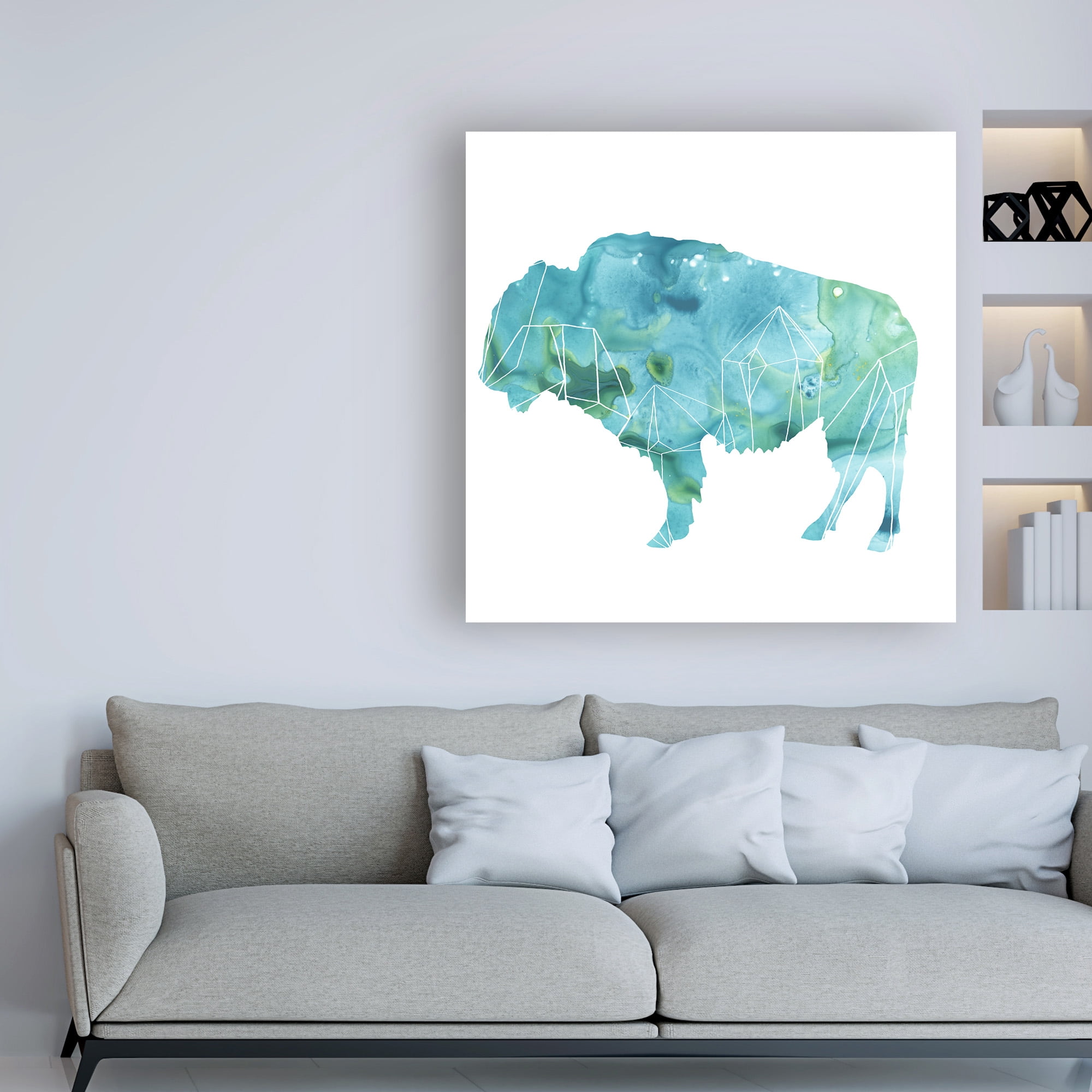 Trademark Fine Art 'Agate Animal IV' Canvas Art by June Erica Vess