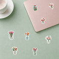 thumbnail image 2 of 35pcs Cute Stickers Flower Stickers Beautiful Stickers for Laptops Notebooks Suitcases, 2 of 9