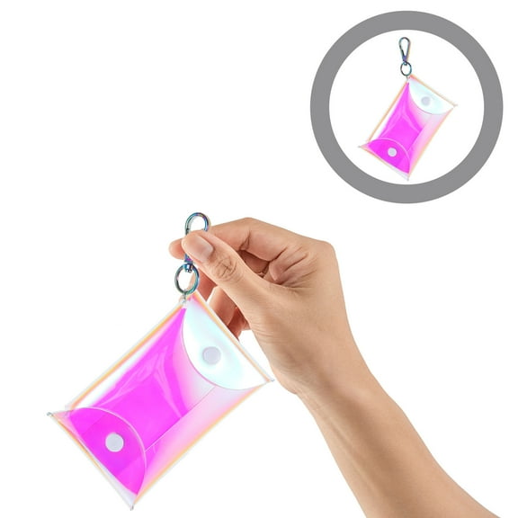 Soimiss 2Pcs Small Money Pouch with High Grade PVC for Personal Belongings