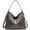 Grey, variant on CoCopeanut Women’s PU Soft Leather Handbag Designer Tassel Shoulder Tote Bag Top Handle Bags