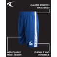 thumbnail image 3 of TKO Boys' 6-Pack Mesh Active Athletic Performance Dry Fit Basketball Shorts (8-16), 3 of 7