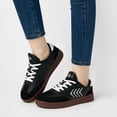 thumbnail image 7 of Ecetana Womens Walking Shoes PU Leather Low Top Tennis Shoes Non-Slip Casual Sneakers for Women, 7 of 7