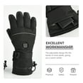 thumbnail image 5 of TEHAUX Winter Thermal Heated Gloves Black Plush 1 Pair L, 5 of 6