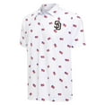 thumbnail image 2 of Men's Antigua White San Diego Padres  Americana Polo, 2 of 3