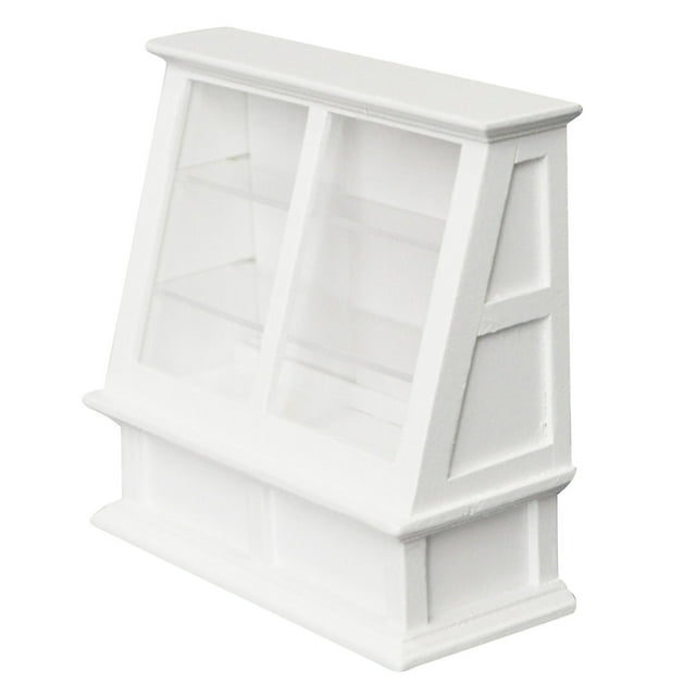 Xihbxyly Mini Armario de Madera con Puertas Corredizas, Bonita Decoración para El Hogar, Diseño de Muebles Diy, Accesorio para Crear Pequeñas Escenas, Compacto y Duradero, Ideal para Exhibiciones En