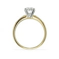 thumbnail image 2 of Diamond-Capitals 2.20 Ct Oval Cut Moissanite Elegant Engagement Ring for Ladies in 14K Yellow Gold Ring Size 3 (D/VVS1), 2 of 6