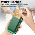 thumbnail image 4 of Allytech 2 in 1 Detachable Wallet Case for iPhone 15, [Thin & Light] [Compatible with MagSafe] Luxury PU Leather Card Holder Soft Bumper Shockproof Anti-Scratch Magnetic Case, Green, 4 of 11