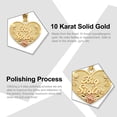 thumbnail image 2 of Charm America - Gold Big Sister Inside Heart Charm - 10 Karat Solid Gold, 2 of 5