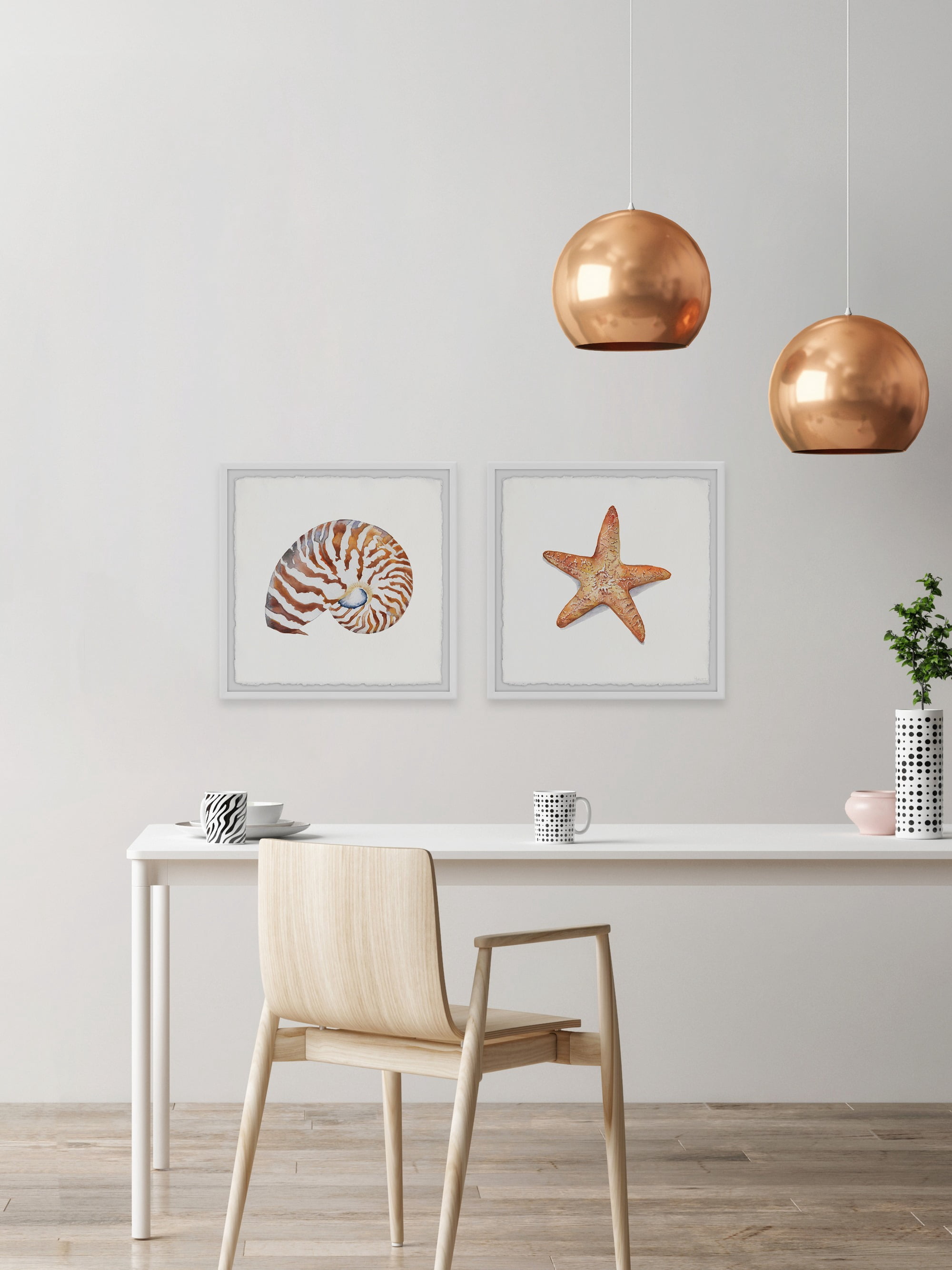 Parvez Taj Starry Shell Diptych