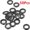 50Pcs, variant on 20/50Pcs Rubber Gasket Hose Washer Seal O-Ring Flat Gaskets Filter Net Garden Shower Head Fit For Garden Hose Water Faucet