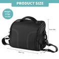 thumbnail image 4 of Camera Bag Travel Shoulder Bag Water-resistant Shock-proof for DSLR/SLR/Mirrorless Camera Case with Removable Dividers Camera Bag, 4 of 5