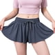 thumbnail image 2 of Qarigey Pantalones cortos deportivos informales de cintura alta para niñas, pantalones cortos de Yoga atléticos para correr, vacaciones en la playa, Ropa, zapatos y accesorios Miscelánea Gris L Qarigey AP011023-07, 2 of 6