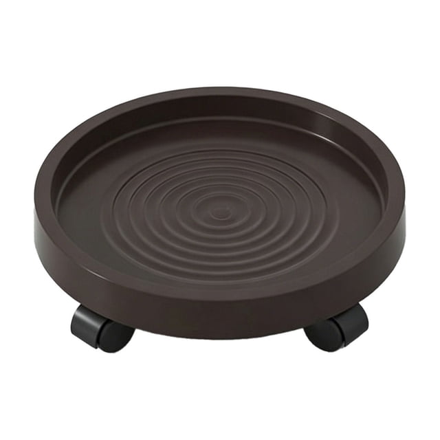 EGNMCR Décoration pour la Maison, Décoration de Pièce, Décoration Murale Support de Pot de Fleurs à Roulettes Robuste et Durable Support de Pot de Fleurs Roulant en Plastique Convient à une Utilisation Intérieure et Extérieure pour Pots de Fleurs Jardinières Palette en Plastique