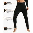 thumbnail image 3 of CL convallaria Mens Thermal Underwear Set with Fly, Long Johns Heavyweight Base Layer Winter Hunting Gear Sport Top and Bottom S-2XL, 3 of 6