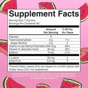 MaryRuths Vegan Collagen Boosting Gummies for Hair, Skin & Nail Health, Sugar Free, Watermelon Flavor, 90 Count