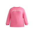 thumbnail image 5 of Terra & Sky Women's Plus Printed Pullover Sweater with Long-Sleeves, Midweight, Sizes 0X-5X, 5 of 5