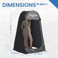 thumbnail image 3 of GigaTent Pop Up Pod Tienda de campaña de privacidad para vestuario – Tienda de ducha portátil instantánea para exteriores, inodoro de campamento, refugio contra la lluvia para camping y playa – Ligero, 3 of 5