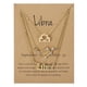 thumbnail image 1 of Paquete De 3 Collares De Metal Decorativos Diy Prop Elegancia A Prueba De Herrumbre Joyería En Capas Letras Ligeras Diseño Dijes Colgante Cateissary AP007133-05, 1 of 6