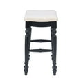 thumbnail image 4 of Hunter Black Backless Counter Stool, 4 of 9