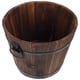 thumbnail image 3 of Cubo de madera maciza carbonizada (1 unidad) para suculentas, maceta, decoración de balcón, 3 of 7