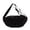 Black, variant on Women's Glitter Waist Bag Multi-Functional Sling Bum Chest Fanny Pack with Adjustable Strap