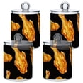 thumbnail image 3 of Ckdifva Fried Chicken Wings Storage Jar with Lid Acrylic Organization Storage Containers Set of 2, 3 of 7