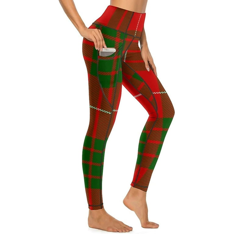Tartan hotsell yoga pants