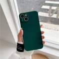 thumbnail image 1 of Funda cuadrada de silicona líquida para teléfono móvil, carcasa trasera de protección suave para iPhone 14, 11, 13, 12 Pro Max, 13 Mini, X, XR, XS, 7, 8 Plus, SE 2020 Fivean unisex, 1 of 2