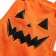 thumbnail image 5 of Baby Long Sleeve Top Suspenders Pants Headband 3 Pcs Set Pumpkin Costume Cosplay Costume Toddler Halloween Outfit Girls Size 12-18 Months, 5 of 7