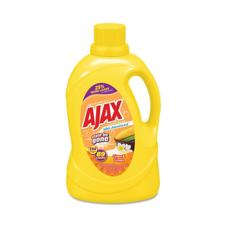 Ajax® Stain Be Gone Laundry Detergent Lemon and Linen Scent 134 oz