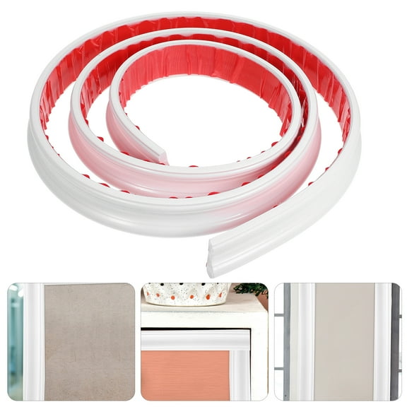 FRCOLOR Ceiling Molding Trim Wall Trim Molding White PVC 1Pack