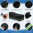 thumbnail image 3 of fundas para tumbona de exterior, impermeable, resistente al viento, anti-UV, funda protectora de tela Oxford 420D para tomar el sol, tumbona (200 x 75 x 40/70 cm), 3 of 4